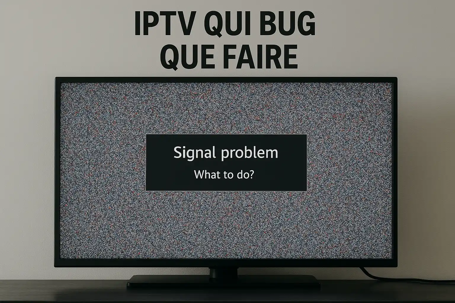 Dépannage IPTV 2025